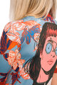 HOLOKOLO Tricou de ciclism cu mânecă scurtă - BLOOM ELITE LADY - maro/multicolor