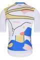 HOLOKOLO Tricou de ciclism cu mânecă scurtă - HORIZON ELITE - alb/multicolor