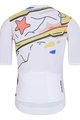 HOLOKOLO Tricou de ciclism cu mânecă scurtă - UNIVERSE ELITE - alb/multicolor