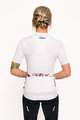 HOLOKOLO Tricou de ciclism cu mânecă scurtă - FANTASY ELITE LADY - multicolor/alb