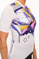 HOLOKOLO Tricou de ciclism cu mânecă scurtă - FANTASY ELITE LADY - multicolor/alb