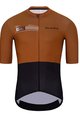 HOLOKOLO Tricou de ciclism cu mânecă scurtă - VIBES - maro/negru