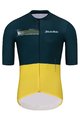 HOLOKOLO Tricou de ciclism cu mânecă scurtă - VIBES - verde/galben
