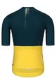 HOLOKOLO Tricoul și pantaloni scurți de ciclism - VIBES - verde/negru/galben