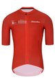HOLOKOLO Tricoul și pantaloni scurți de ciclism - VIBES - negru/roșu