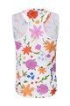 HOLOKOLO Tricoul de ciclism fără mâneci - FLORAL ELITE LADY - alb/multicolor