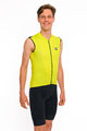 HOLOKOLO Tricoul de ciclism fără mâneci - AIRFLOW - galben
