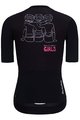 HOLOKOLO Tricou de ciclism cu mânecă scurtă - SUPPORT ELITE LADY - roz/alb/negru