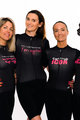 HOLOKOLO Tricou de ciclism cu mânecă scurtă - CYCLIST ELITE LADY - roz/negru/alb
