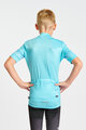 HOLOKOLO Tricou de ciclism cu mânecă scurtă - FLOW JUNIOR - multicolor/albastru