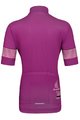 HOLOKOLO Tricou de ciclism cu mânecă scurtă - FLOW JUNIOR - roz/multicolor