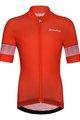 HOLOKOLO Tricou de ciclism cu mânecă scurtă - FLOW JUNIOR - roșu/multicolor