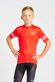 HOLOKOLO Tricou de ciclism cu mânecă scurtă - FLOW JUNIOR - multicolor/roșu