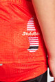 HOLOKOLO Tricou de ciclism cu mânecă scurtă - FLOW JUNIOR - multicolor/roșu