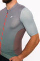 HOLOKOLO Tricou de ciclism cu mânecă scurtă - INFINITY - roșu/gri