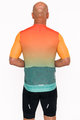 HOLOKOLO Tricou de ciclism cu mânecă scurtă - INFINITY - portocaliu/verde/roșu