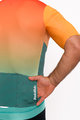 HOLOKOLO Tricou de ciclism cu mânecă scurtă - INFINITY - portocaliu/verde/roșu