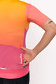 HOLOKOLO Tricou de ciclism cu mânecă scurtă - INFINITY LADY - roz/portocaliu