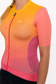 HOLOKOLO Tricou de ciclism cu mânecă scurtă - INFINITY LADY - roz/portocaliu