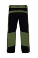 HOLOKOLO Pantaloni de ciclism lungi fără bretele - TRAILBLAZE LONG - negru/verde