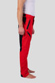 HOLOKOLO Pantaloni de ciclism lungi fără bretele - TRAILBLAZE LONG - negru/roșu