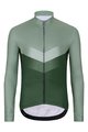 HOLOKOLO Tricou și pantaloni lungi de ciclism - ARROW WINTER - negru/verde
