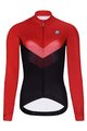 HOLOKOLO Tricou și pantaloni lungi de ciclism - ARROW LADY WINTER - roșu/negru