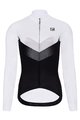 HOLOKOLO Tricou și pantaloni lungi de ciclism - ARROW LADY WINTER - alb/negru