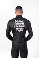 HOLOKOLO Tricou de cilism pentru iarnă cu mânecă lungă - STREETBEAT WINTER - alb/negru