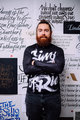 HOLOKOLO Tricou de cilism pentru iarnă cu mânecă lungă - STREETBEAT WINTER - alb/negru