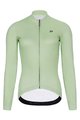 HOLOKOLO Tricou și pantaloni lungi de ciclism - PHANTOM LADY WINTER - verde deschis/negru