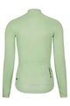 HOLOKOLO Tricou și pantaloni lungi de ciclism - PHANTOM LADY WINTER - verde deschis/negru