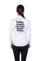 HOLOKOLO Tricou de cilism pentru iarnă cu mânecă lungă - STREETBEAT LADY WNT - alb/negru