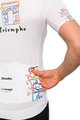 HOLOKOLO Tricou de ciclism cu mânecă scurtă - MAAPPI II. ELITE L - multicolor/alb