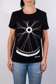 NU. BY HOLOKOLO Tricou de ciclism cu mânecă scurtă - RIDE THIS WAY II. - negru