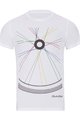 NU. BY HOLOKOLO Tricou de ciclism cu mânecă scurtă - RIDE THIS WAY II. - alb
