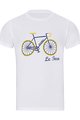 NU. BY HOLOKOLO Tricou de ciclism cu mânecă scurtă - LE TOUR LEMON II. - alb