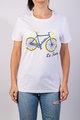 NU. BY HOLOKOLO Tricou de ciclism cu mânecă scurtă - LE TOUR LEMON II. - alb