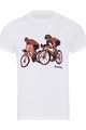 NU. BY HOLOKOLO Tricou de ciclism cu mânecă scurtă - JUST US - alb