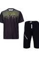 HOLOKOLO Tricoul și pantalonii de ciclism MTB - FORCE MTB - negru/galben
