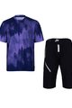 HOLOKOLO Tricoul și pantalonii de ciclism MTB - NIGHTFALL MTB - negru/albastru