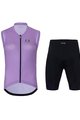 HOLOKOLO tricou fără mâneci și pantaloni scurți - PURE LADY - negru/mov