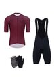 HOLOKOLO Mega set de ciclism - EYELET - bordo/negru
