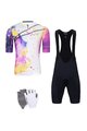 HOLOKOLO Mega set de ciclism - SPLASH - alb/gri/mov/negru