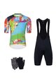 HOLOKOLO Mega set de ciclism - DEER - verde/multicolor/negru