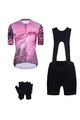 RIVANELLE BY HOLOKOLO Mega set de ciclism - ROSESCAPE - negru/mov