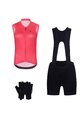 RIVANELLE Mega set de ciclism - PURE - roz/negru