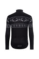 HOLOKOLO Tricou și pantaloni lungi de ciclism - FROSTTRAIL WINTER - negru