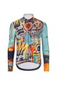 HOLOKOLO Tricou și pantaloni lungi de ciclism - WILDLY II WINTER - multicolor/negru