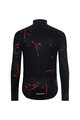 HOLOKOLO Tricou și pantaloni de iarnă de ciclism - PASSION WINTER - negru/roșu